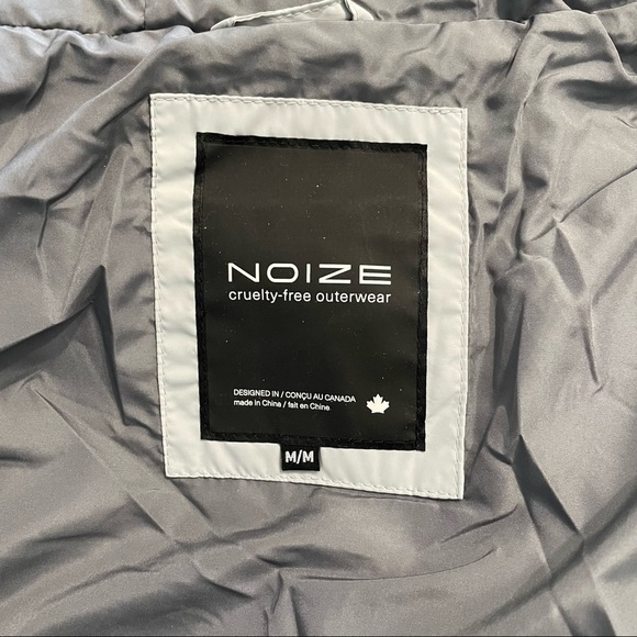 NWT Noize Vegan Aberdeen Mid-Length Puffer Winter Jacket in Sky Blue - Picture 16 of 16